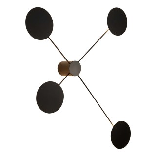 SL6006.401.04 Светильник настенно-потолочный ST-Luce Черный/Черный LED 4*5W 3000K Tondo-foto3