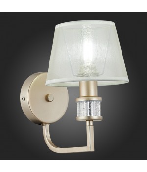 SLE107501-01 Светильник настенный Золотистый/Шампань E14 1*40W MANILA-foto5