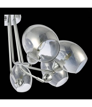 SLE102402-08 Люстра потолочная Хром/Дымчатый E14 8*40W RINNO-foto6