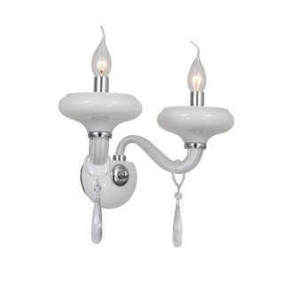 SL756.501.02 Бра ST-Luce Хром, Белый/Белый, Прозрачный E14 2*40W BAMBOLINA-foto2