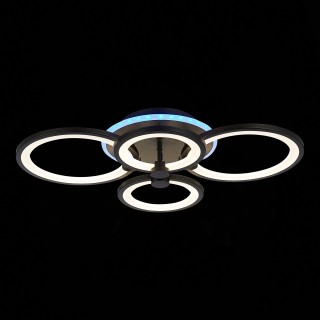 SLE200342-04RGB Светильник потолочный Черный/Белый LED 1*100W RGB 8W 3000-6000K LETO-foto7