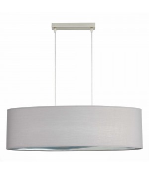 SLE300533-03 Светильник подвесной Никель/Серый, Серебристый E27 3*40W BRESCIA-foto2