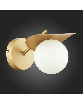 SLE220501-01 Бра Золотистый/Белый G9 1*5W BOLZANO-foto6