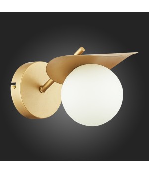 SLE220501-01 Бра Золотистый/Белый G9 1*5W BOLZANO-foto6