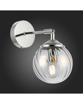 SLE102201-01 Бра Хром/Дымчатый E14 1*40W FASIA-foto5