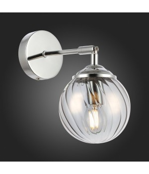 SLE102201-01 Бра Хром/Дымчатый E14 1*40W FASIA-foto5