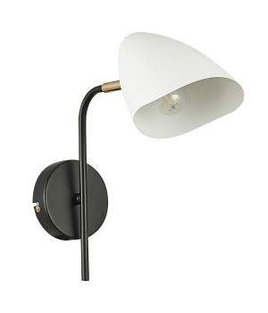 SLE103601-01 Бра Черный, Золотой/Белый E14 1*40W SATTA-foto2