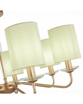 SLE108002-07 Люстра потолочная Золотистый/Бежевый E14 7*40W RITA-foto10