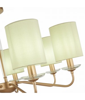 SLE108002-07 Люстра потолочная Золотистый/Бежевый E14 7*40W RITA-foto10