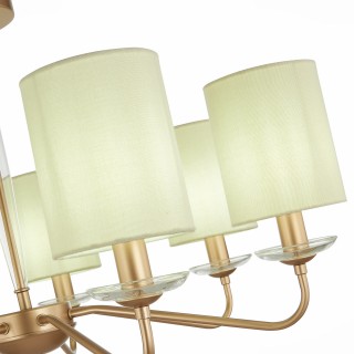 SLE108002-07 Люстра потолочная Золотистый/Бежевый E14 7*40W RITA-foto10