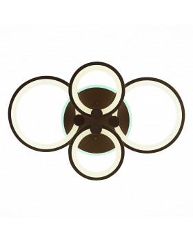 SLE200372-04RGB Светильник потолочный Кофейный/Белый LED 1*100W RGB 8W 3000-6000K LETO-foto5