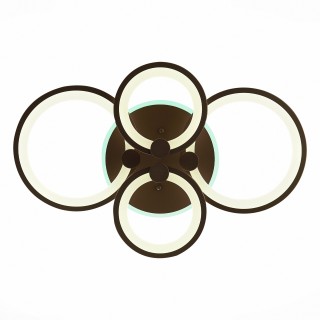 SLE200372-04RGB Светильник потолочный Кофейный/Белый LED 1*100W RGB 8W 3000-6000K LETO-foto5