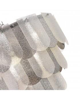 SLE1125-103-12 Светильник подвесной Хром/Прозрачно-Дымчатый E14 12*40W ERZO-foto3