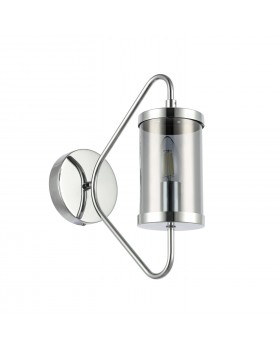 SLE102301-01 Бра Хром/Дымчатый E14 1*40W VALIERI-foto2