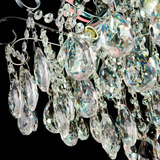 SLE160002-06 Светильник потолочный Хром/Прозрачный E14, LED 6+1*40/6(подсветка)W LITERO-foto4