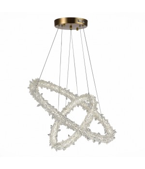 SL6105.203.02 Люстра подвесная ST-Luce Золотистый/Прозрачный LED 1*80W 3000 - 6500K Lucchero-foto7