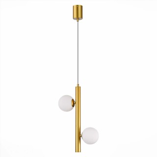 SL1185.203.02 Подвес ST-Luce Золотистый/Белый G9 2*5W ASOLO-foto2