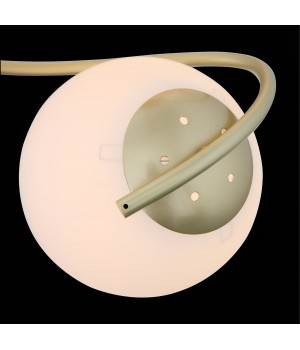 SL711.202.04 Люстра потолочная Золотистый/Белый E27 4*60W DELICATA-foto6