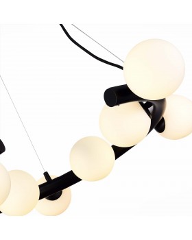 SL1185.403.09 Светильник подвесной ST-Luce Черный/Белый G9 9*5W ASOLO-foto3