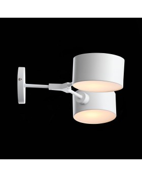 SLE183501-02 Светильник настенный Белый/Белый E14 2*60W GIMENTO-foto6