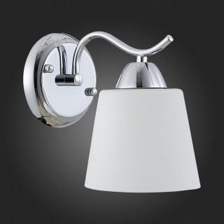 SLE103901-01 Бра Хром/Белый E27 1*60W LIADA-foto6