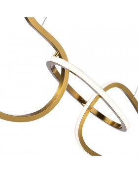 SL6505.203.26 Светильник подвесной ST-Luce Золотистый/Золотистый LED 1*26W 4000K ABRA-foto3