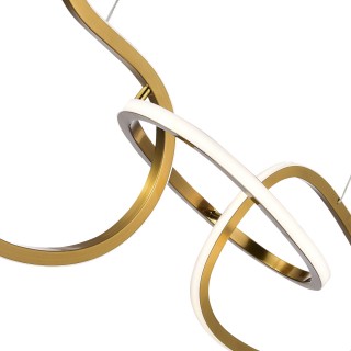 SL6505.203.26 Светильник подвесной ST-Luce Золотистый/Золотистый LED 1*26W 4000K ABRA-foto3