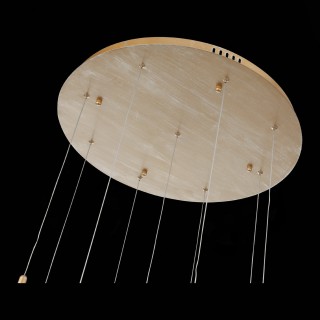 SL1116.203.09 Светильник подвесной ST-Luce Золотой с патиной/Золотой с  патиной, Никель LED 9*5W 3000K SALICA-foto6