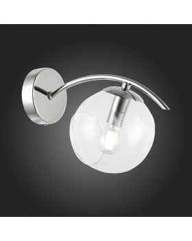 SLE102601-01 Бра Хром/Прозрачный E14 1*40W RATELLA-foto5