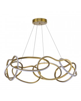 SL6505.203.84 Светильник подвесной ST-Luce Золотистый/Золотистый LED 1*84W 4000K ABRA-foto2