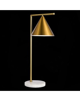 SL1007.204.01 Прикроватная лампа ST-Luce Белый/Латунь E27 1*40W DIZZIE-foto4