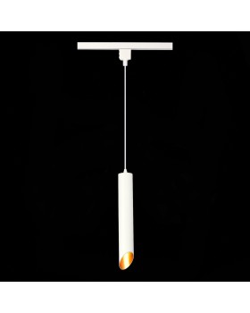 ST152.516.01 Светильник трековый Белый GU10 1*50W IP20 D60xH400 220V Без ламп Однофазная трековая система-foto3