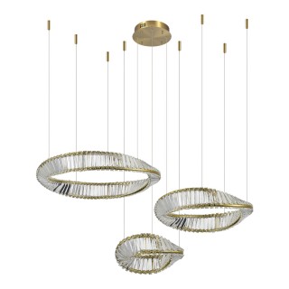 SL6204.311.03 Светильник подвесной ST-Luce Латунь/Прозрачный LED 1*97W 4000K RITORTO-foto2