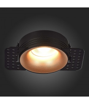 ST218.428.01 Св-к встр. Черный GU10 1*50W IP20 D85xH30 165-265V Без ламп Встраиваемые светильники-foto4