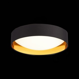 SLE201102-01 Светильник потолочный Черный, Золото/Белый LED 1*24W 4000K ORBIO-foto3