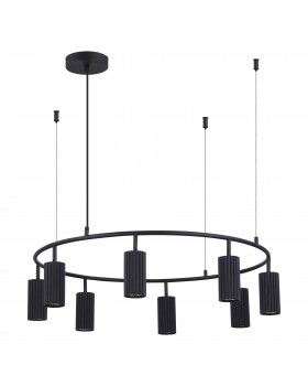 SL1213.403.08 Светильник подвесной ST-Luce Черный/Черный GU10 8*5W 4000K KENDO-foto2