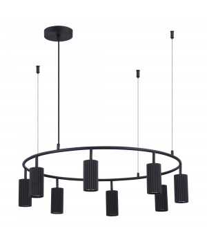 SL1213.403.08 Светильник подвесной ST-Luce Черный/Черный GU10 8*5W 4000K KENDO-foto2