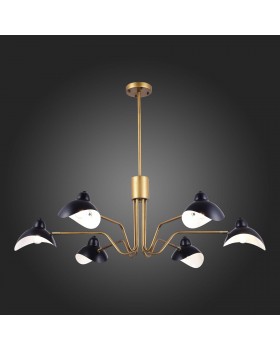 SL1801.313.06 Люстра подвесная ST-Luce Античная бронза/Черный E14 6*60W MINNE-foto5