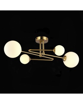 SLE2211-302-04 Люстра потолочная Латунь/Белый G9 4*5W FANTINI-foto5