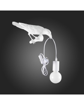 SLE115301-01 Светильник настенный Белый E27 1*40W GAVI-foto6