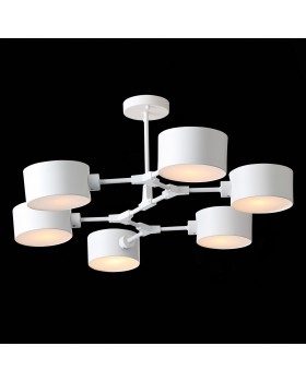 SLE183502-06 Люстра потолочная Белый/Белый E14 6*60W GIMENTO-foto9