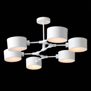 SLE183502-06 Люстра потолочная Белый/Белый E14 6*60W GIMENTO-foto9