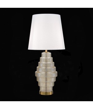 SL1001.204.01 Прикроватная лампа ST-Luce Латунь,Коньячный/Кремовый E27 1*40W REXITE-foto4