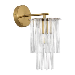 SLE1122-301-01 Светильник настенный Латунь/Прозрачный E14 1*40W LYNDEN-foto2