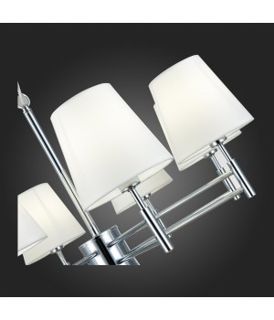 SLE105403-08 Люстра подвесная Хром/Белый E14 8*40W LAGORO-foto3