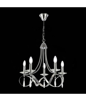 SLE120203-05 Светильник подвесной Хром E14 5*40W FILATTA-foto4