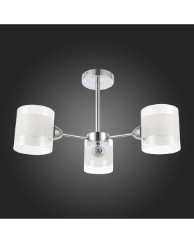 SLE102802-03 Люстра потолочная Хром/Прозрачный, Белый E14 3*40W MIENTO-foto8