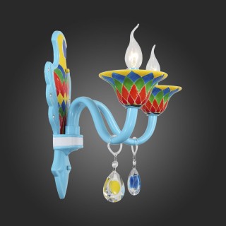 SL674.781.02 Бра ST-Luce Разноцветный/Разноцветный E14 2*40W ORNATO-foto9