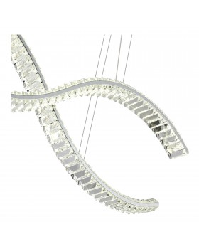 SL6206.103.44 Светильник подвесной ST-Luce Хром/Прозрачный LED 1*44W 3000K ACENO-foto3