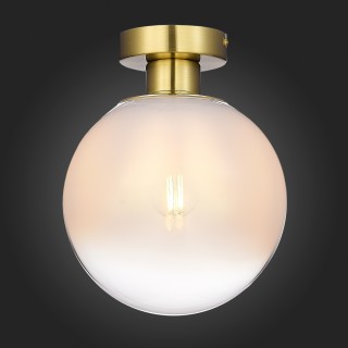 SL1190.202.01 Светильник потолочный ST-Luce Золотистый/Прозрачно-белый E27 1*60W CASSIUS-foto5